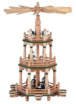 KWO 2-Tiered Natural<br> & Colored Pyramid